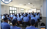 طلاب الأكاديمية الحديثة للهندسة والتكنولوجيا أثناء حضور دورة التربية العسكرية
